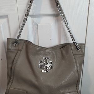 Tory Burch Britten Leather Tote